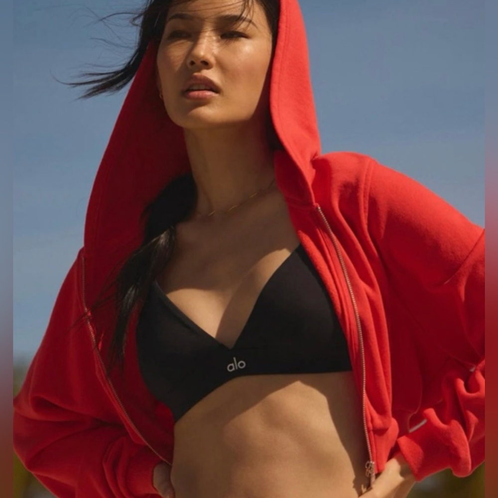 Alo yoga sweet escape red hot summer jacket - Picture 7 of 11